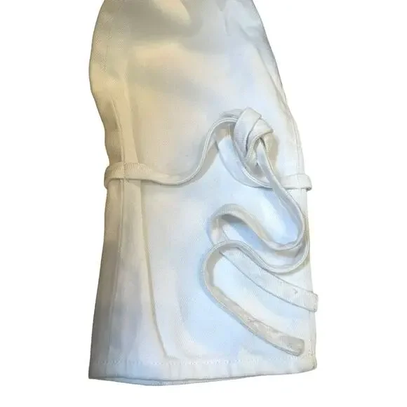 Good American Good Boy Ankle Wrap Pants White Denim Curvy Jeans | Sz 2 / 26 NEW! - Picture 12 of 12